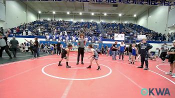 83 lbs Quarterfinal - Madilyn Robinson, Harrah Little League Wrestling vs Raine Deatherage, Tecumseh Youth Wrestling