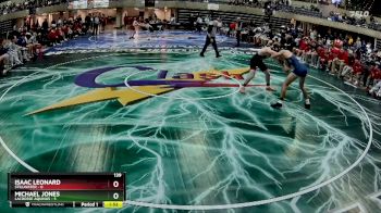 139 lbs Quarterfinals (8 Team) - Michael Jones, LaCrosse Aquinas vs Isaac Leonard, Stillwater