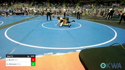 135 lbs Semifinal - Jentri Burch, Dark Cloud Wrestling Club vs Aspen Atkinson, Perry Wrestling Academy