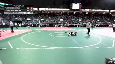 100 lbs Champ. Round 1 - Landon Piovarchy, ROGA vs Nathan Buchman, CEW1