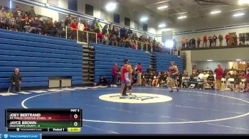 157 lbs Quarterfinals (8 Team) - Jayce Brown, Oglethorpe County vs Joey Bertrand, Mt. Pisgah Christian School