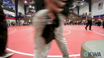 110 lbs Round Of 16 - Evelyn Tillison, Fort Gibson Youth Wrestling vs Reid Lauerman, McAlester Youth Wrestling