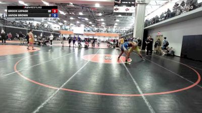 215 lbs Quarterfinal - Brock LePage, Invictus vs Javion Brown, Leavenworth Takedown