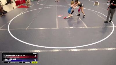 Round 5 - Cassandra Gonzales, MN Elite Wrestling Club vs Sam Hinman, Minnesota