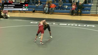 125 lbs Finals (2 Team) - Kael Lauridsen, Nebraska vs Mack Mauger, Missouri
