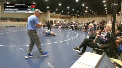 80 lbs Round 4 (6 Team) - Connor Roy, Alabama Elite Blue vs Norman Harris, Williamson County WC