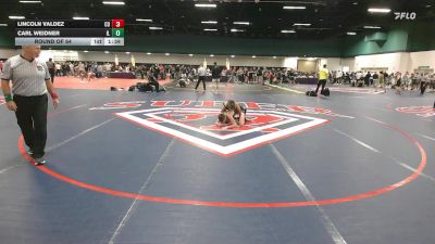106 lbs Round Of 64 - Lincoln Valdez, CO vs Carl Weidner, IL