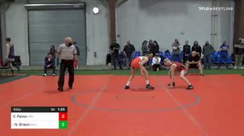 91 lbs Semifinal - Vincent Paino, Apex vs Nathan Braun, Buxton