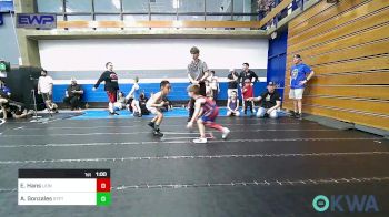 46 lbs Final - Easton Hans, Lions Wrestling Academy vs Antonio Gonzales, Standfast