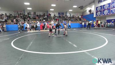 40 lbs Rr Rnd 1 - Braxton Patterson, Kingfisher YellowJackets vs Ollie Fixico, Red Ryder Wrestling Club