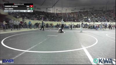 49 lbs Round Of 16 - Camden Holden, Ponca City Wildcat Wrestling vs Hux Smith, Little Axe Takedown Club