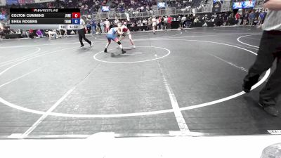 138 lbs Consolation - Colton Cummins, Juneau Tornados vs Shea Rogers, Terminator Wrestling Academy