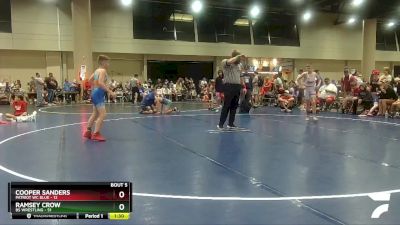 100 lbs Champ Round 1 (16 Team) - Ramsey Crow, BS Wrestling vs Cooper Sanders, Patriot WC Blue