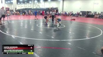 144 lbs Round 4 (6 Team) - Justin Goodwin, The Firemen Blue vs Benjamin Bouaphakeo, Nebraska Green Machine (Dev B)