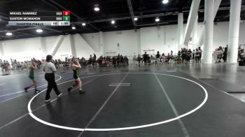 66 lbs Quarterfinal - Mikael Ramirez, Gold Rush Wr Ac vs Easton McMahon, Shootbox WC