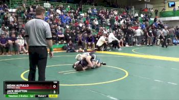 126 lbs Cons. Round 6 - Aidan Autullo, Fremont Ross vs Jack Bratton, Springboro