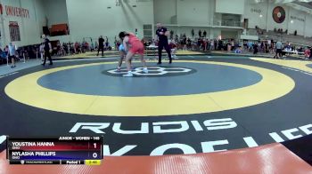 145 lbs Round 3 - Youstina Hanna, Ohio vs Nylasha Phillips, Ohio