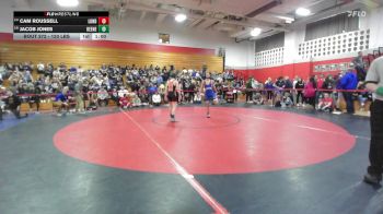 120 lbs Consi Of 4 - Cam Roussell, Londonderry vs Jacob Jones, Keene