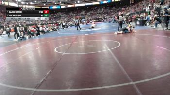 3A 190 lbs Quarterfinal - Zack Sotin, St. Maries vs Isaac Hall, West Jefferson