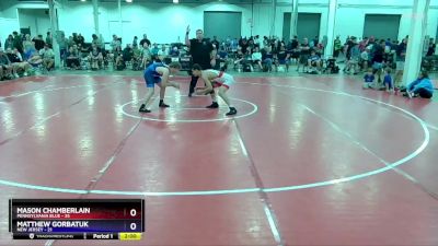 165 lbs Round 2 (8 Team) - Mason Chamberlain, Pennsylvania Blue vs Matthew Gorbatuk, New Jersey