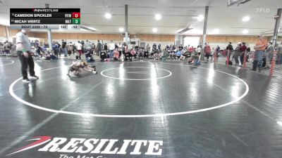 70 lbs Consi Of 8 #2 - Cameron Spickler, Pitman vs Micah Wertz, Milton