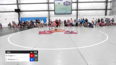 43 lbs Rr Rnd 1 - Brynn Engel, Badger Girls Elite vs Zolah Williams, Team Missouri