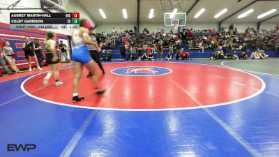 145 lbs Semifinal - Aubrey Martin-Hall, Bixby Girls HS vs Colby Garrison, Sand Springs HS