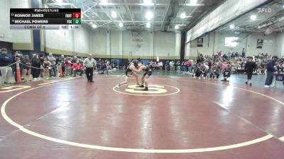 157 lbs Consi Of 4 - Konnor James, Frontier vs Michael Powers, Foxborough