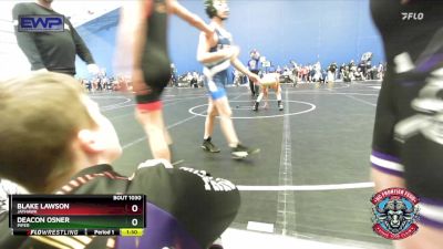 96 lbs Cons. Round 1 - Deacon Osner, Piper vs Blake Lawson, Jayhawk