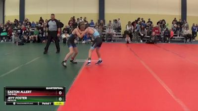 85 lbs Quarterfinal - Jett Foster, MN Elite vs Easton Allert, The Shed