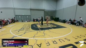 106 lbs Placement Matches (8 Team) - Sarissa Tucker, Virginia Blue vs Isabel Kaplan, Indiana