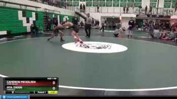 120 lbs Round 1 - Mya Swain, Pinedale vs Cameron Mickelsen, Star Valley