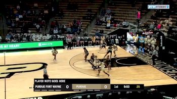 Purdue-Ft Wayne vs Purdue | Basketball W