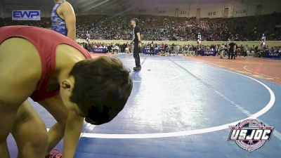 84 lbs Round Of 32 - Nathan Nieto, Juggernaut Wrestling Club vs Zachary Madrid, Team Tulsa Wrestling Club