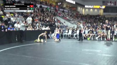 150 lbs Quarterfinal - Blaine Dohrmann, Wilton vs Taven Moore, Riverside, Oakland