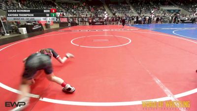 64 lbs Round Of 16 - Lucas Schuman, Mat Assassins vs Kayden Thompson, Tri State Hammers