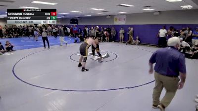 285 lbs Champ. Round 2 - Pratt Johnsey, Athens vs Kyngston Russell, Blackman