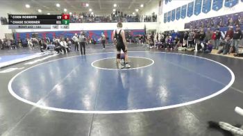 144 lbs Semifinal - Coen Roberts, Lewiston vs Chase Scribner, Kellogg
