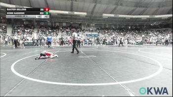 37 lbs Consi Of 4 - Baxter Sellers, Salina Wrestling Club vs Kobe Haderer, Redskins Wrestling Club