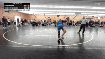 125 lbs Semifinal - Ian Gentles, Montgomery vs Brennan Zimmer, Candor