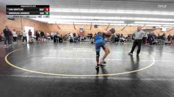 125 lbs Semifinal - Ian Gentles, Montgomery vs Brennan Zimmer, Candor