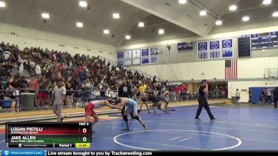 126 lbs Champ. Round 1 - Jake Allen, Villa Park High School vs Logan Pistilli, Huntington Beach