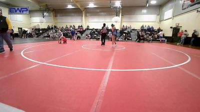 130 lbs Semifinal - Addison Adams, McLoud vs Alexis Sheen, Little Axe Womens Wrestling