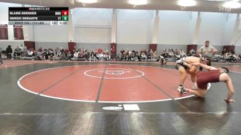 174 lbs Quarterfinal - Blaine Brenner, Minnesota vs Sergio Desiante, Virginia Tech