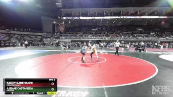 106 lbs Champ. Round 1 - Bailey Rademaker, Cosumnes Oaks vs Ajenae Castaneda, Gregori