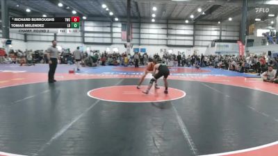 126 lbs Champ. Round 2 - Richard Burroughs, Tabb Wrestling Club vs Tomas Melendez, Legacy Dragons