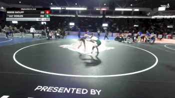 Girls 125 lbs Champ. Round 2 - Lily Robles, Peninsula (Girls) vs Reese Ratliff, Life Christian Academy (Girls)