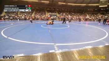 76 lbs Consi Of 16 #2 - James Newell III, Springs Elite vs Prentice Miller Jr., Bad Karma