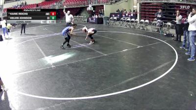 75 lbs Cons. Semi - Kelvin Johnson, Sherman Challengers vs Kaine Reicks, Amherst Wrestling Club