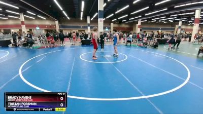 150 lbs Cons. Round 4 - Brady Havens, Legacy Wrestling Club vs Tristan Forsman, Vici Wrestling Club